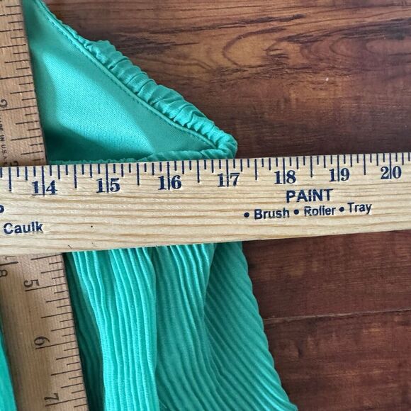 NOBO Jr Womens Tiered Tank Top XL 15-17 Green Bra Boho Y2K Fairycore Boho Retro - Picture 12 of 14